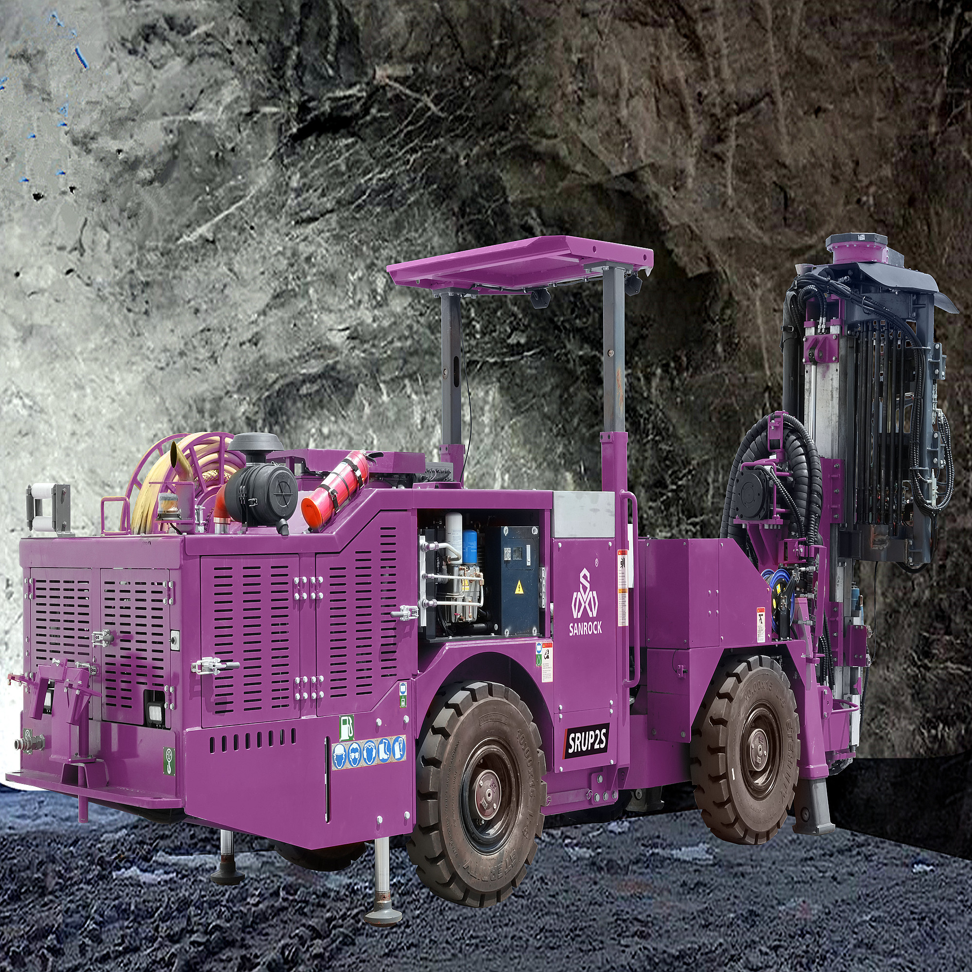 Underground Rock Drilling Rig Construction Machine Hydraulic Tunnel Jumbo Drill Rig