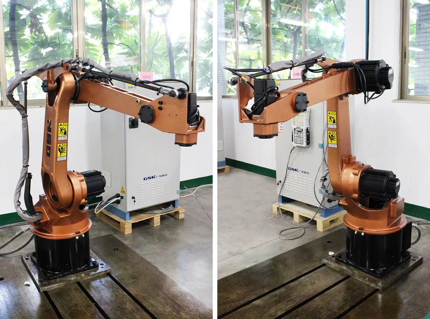 GSK RMD20 6 Axis Industrial Robot Teach Pendant Cables Palletizing Robot