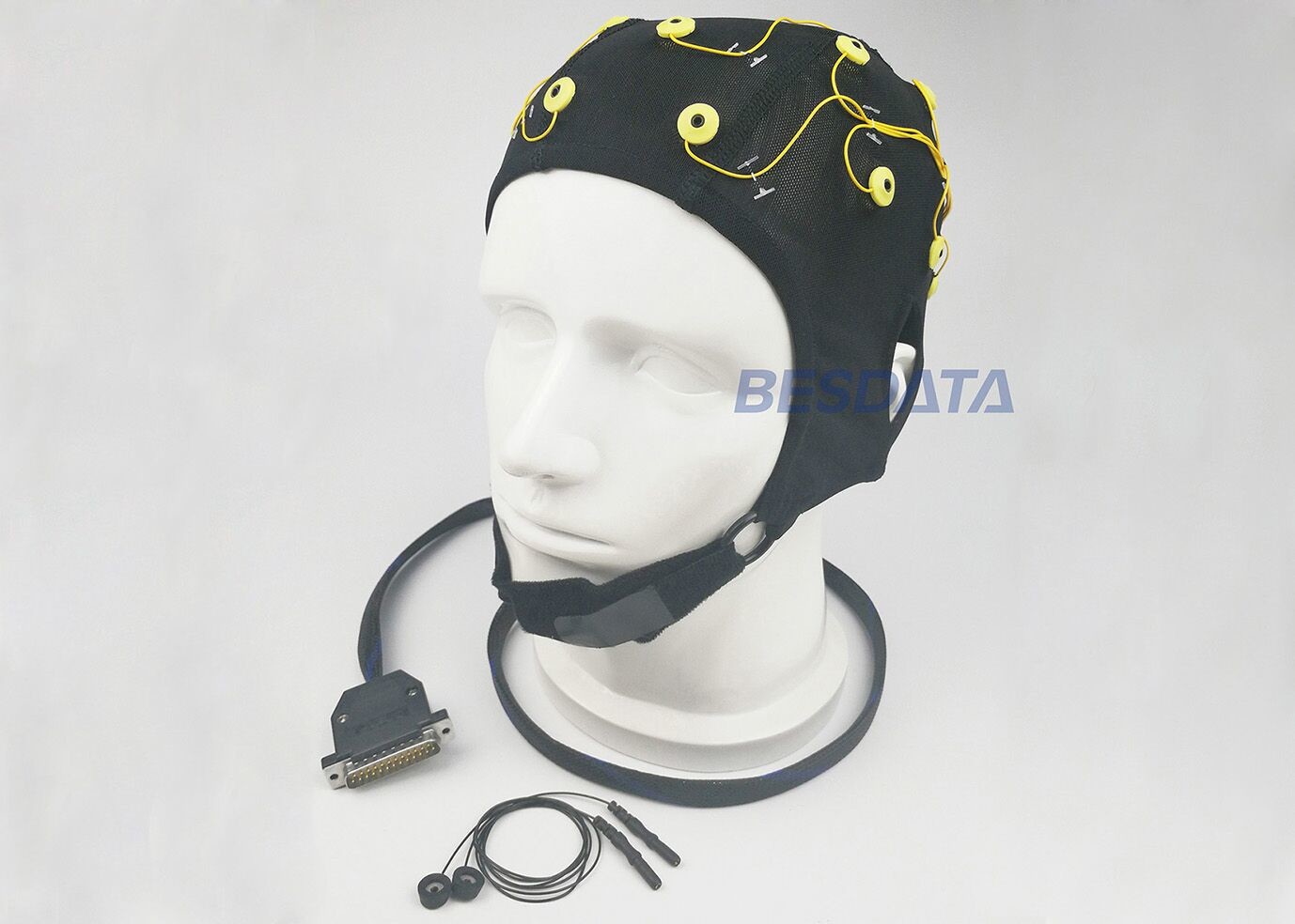 64 Channel EEG Electrode Cap High Signal For Infant / Adults OEM Acceptable