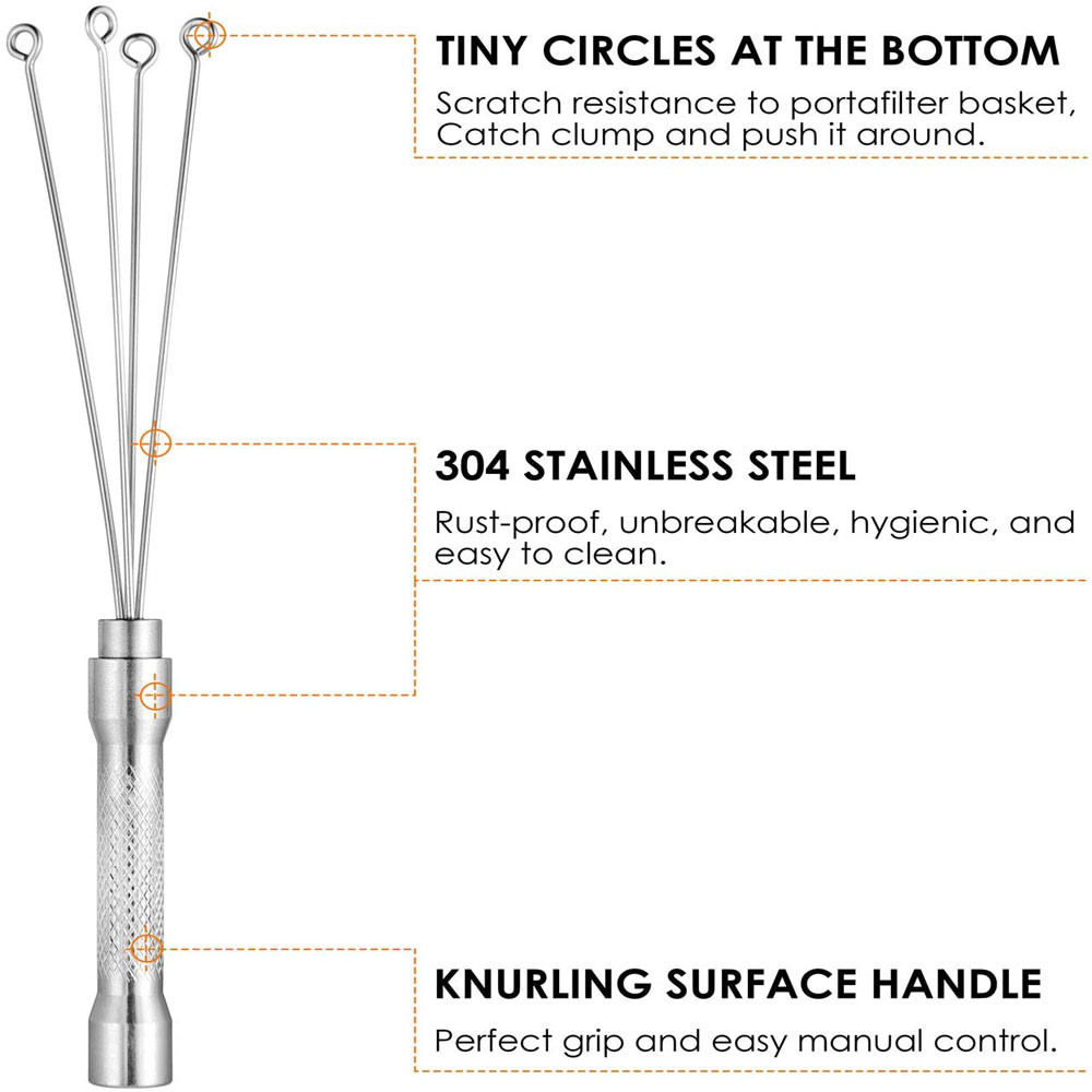 SS Essential Barista Tools Distribution Espresso Coffee Stirrer