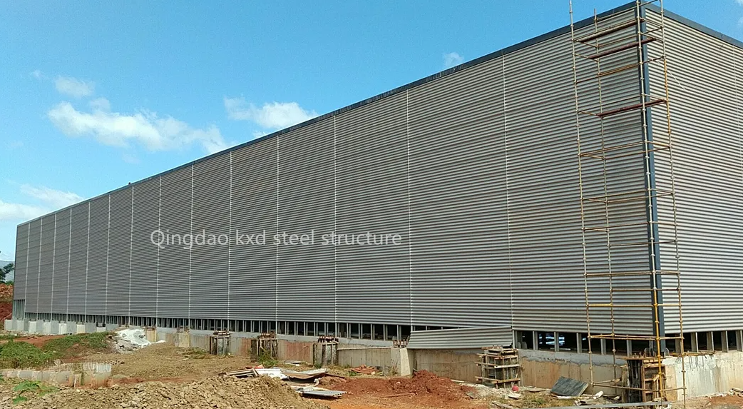 Easy-to-Assemble and Affordable Prefabricated Modular Building for Steel Frame Workshop Show Room Exibition Hall
