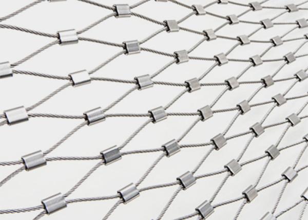 Flexible X-tend Ferruled Stainless Steel Wire Rope Mesh For Balcony Balustrade