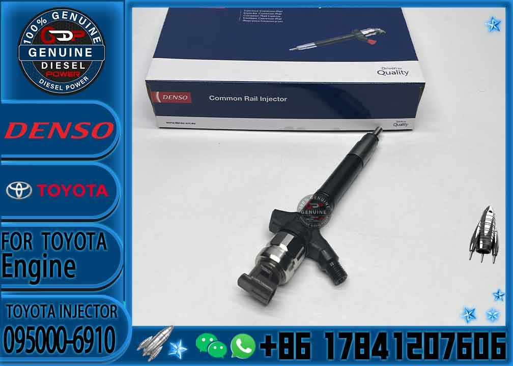 Hot Common Rail Injector 0950006910 Diesel Injectors Nozzle 095000 6910 095000-6910 For Toyota