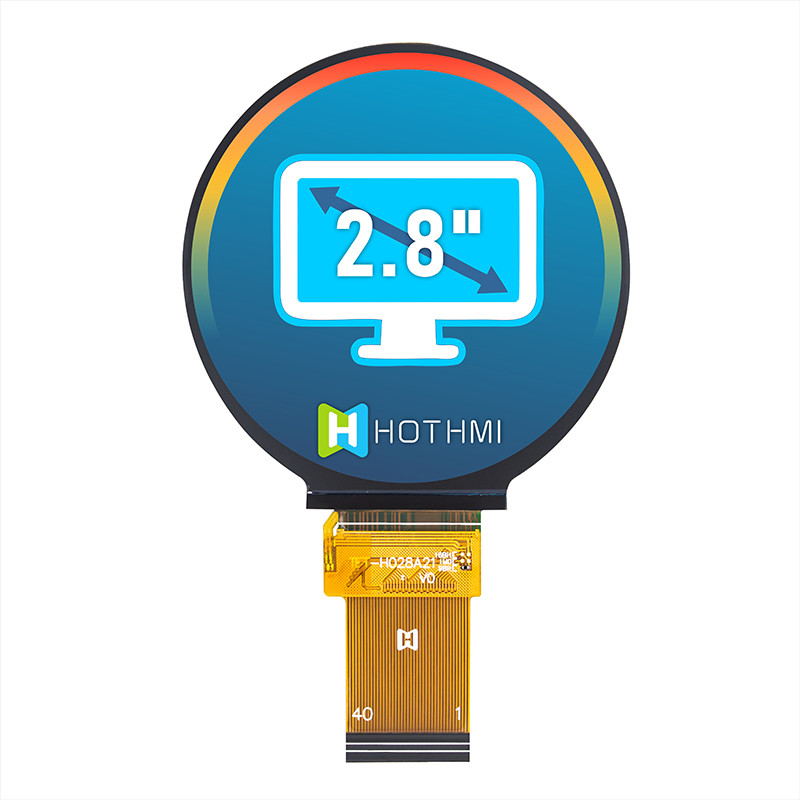 2.8 Inch IPS 480x480 Round Circle Screen TFT Display Panel ST7701S For Industrial Control