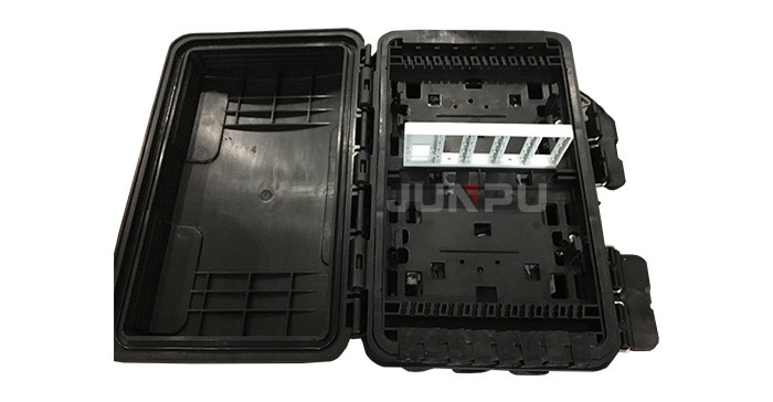 Junpu 24 Core Fiber Optic Splice Closure Wall Mount 2 In 16 Out Aerial Application