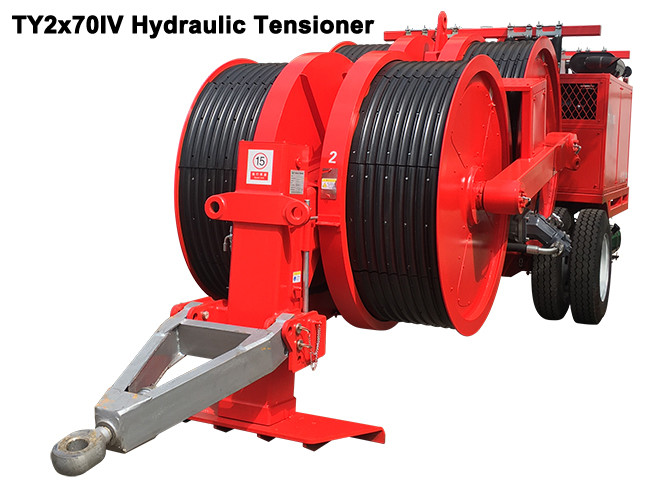 5km/H Cable Stringing Equipment Hydraulic Tensioner Cummins 4BT3.9-C105 Engine