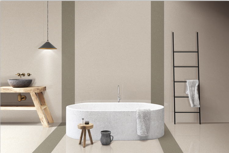 Yellow Large Format Villa 3200x1600mm Bathroom Ceramic Tile