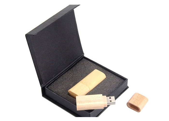 16g 3.0 Maple Color Bamboo Usb Flash Drive With Laser Engraved Technology