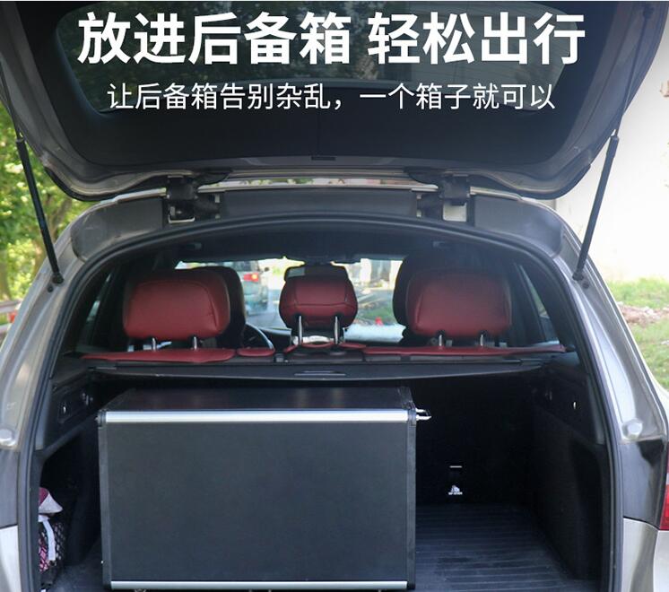 Aluminum Stainless Steel Folding Camping Table for Portable Kitchen in Car or House
