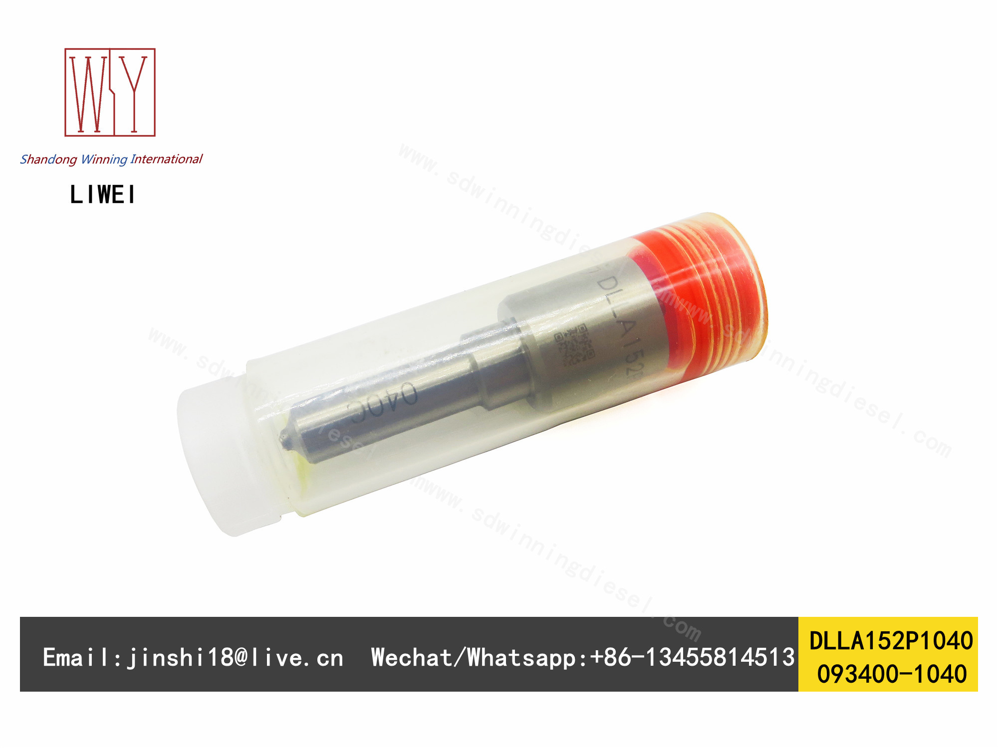 LIWEI BRAND AND NEW DIESEL FUEL INJECTOR NOZZLE DLLA152P1040, 093400-1040 FOR 095000-8370 8-98119228-0