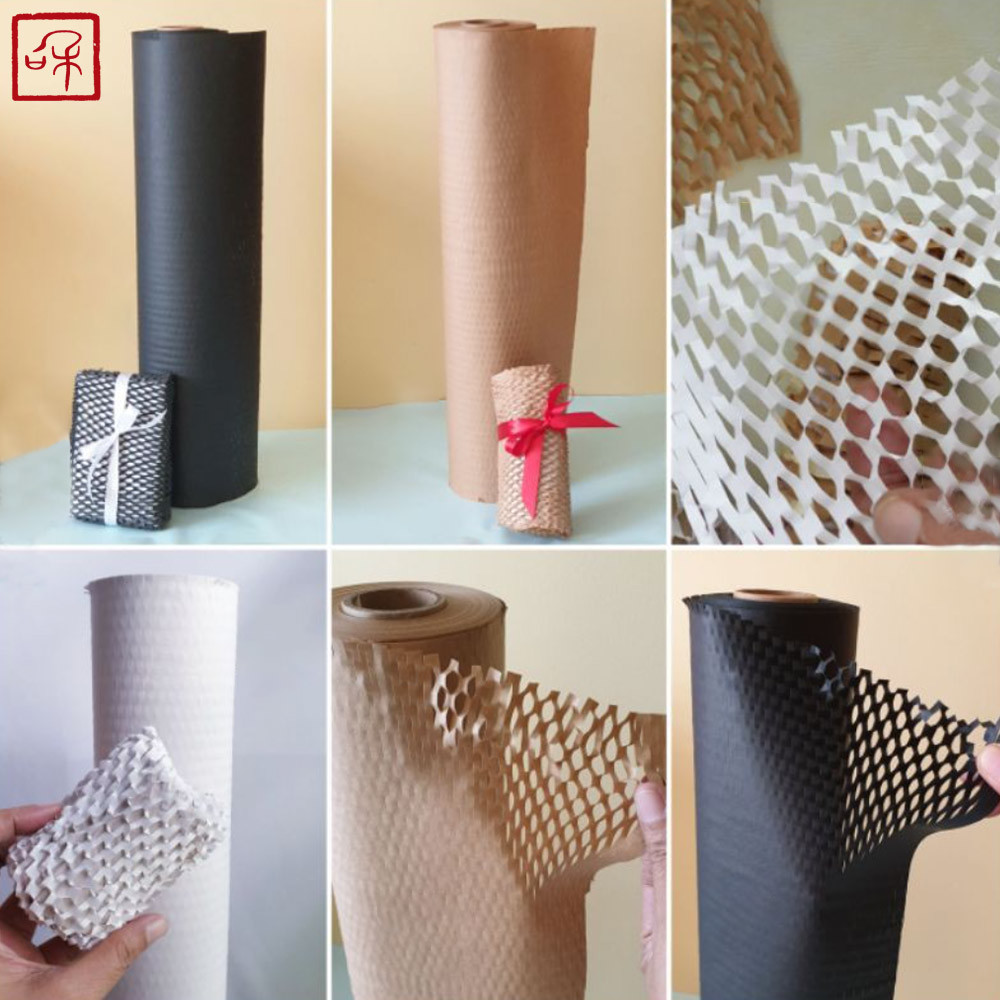 30CM*40M Brown Recycled Honeycomb Paper Custom Rolling Papers