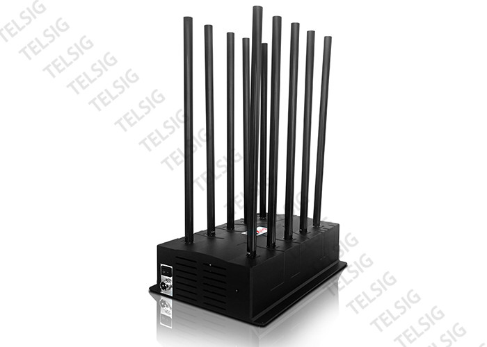 Powerful WIFI Signal Jammer Blocker Kit For Wireless Radio Alluminum Alloy Marterial