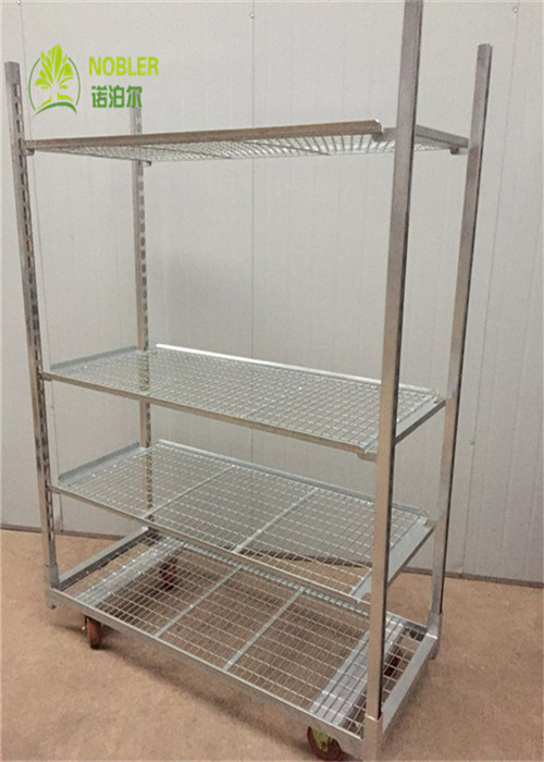 Pull Net Shelf Material Hot Galcanizing Waterproof High Load Bearing For Greenhouse