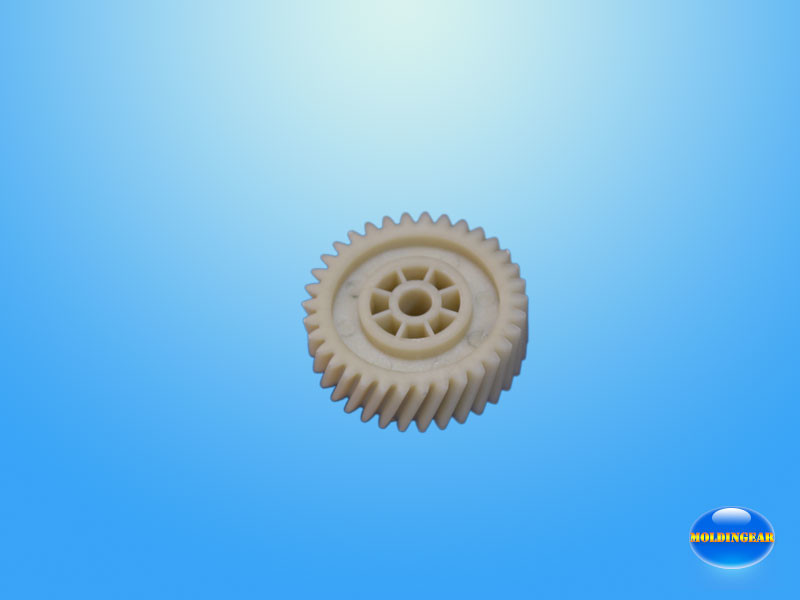 OEM manufacture of customized designed plastic helical gear/nylon helical gear for paper shredder