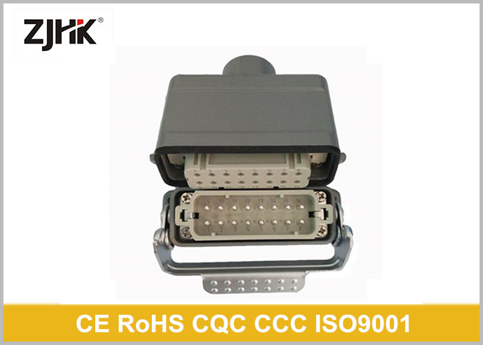 HA-016 Rectangular Heavy Duty Connector Of 16 Pin The Slim Inserts