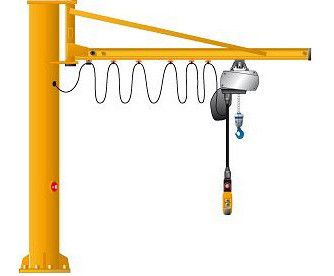 High Technique 0.5t 1t 2t 3t 5t Single Girder Wall Cross Travelling Jib Crane