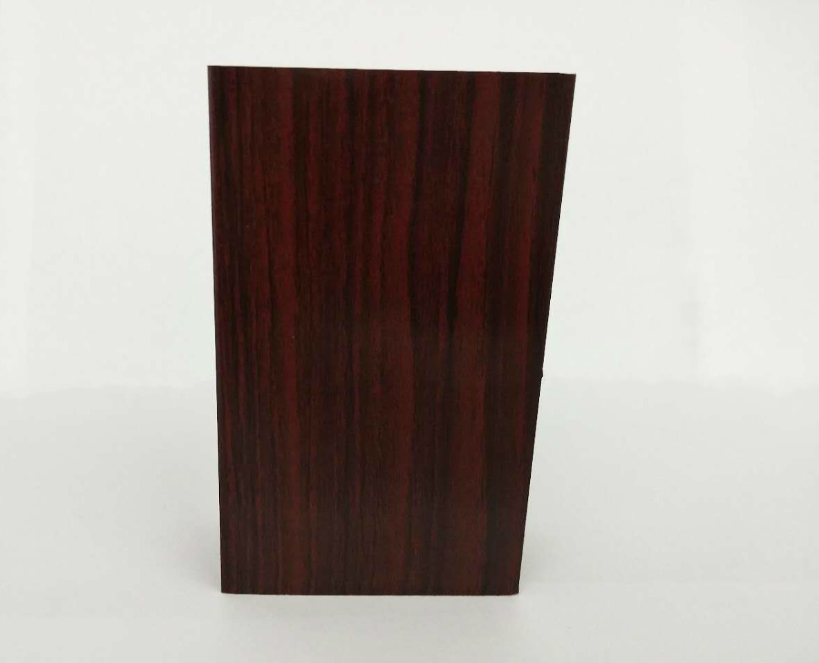 Russet Wood Grain Aluminium Profiles , Stylish Design For Decorations Accessories