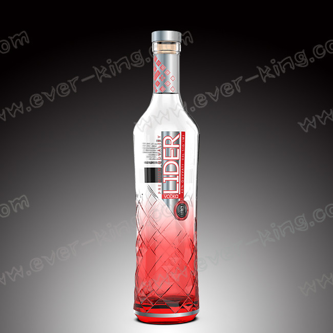 OEM 1500g Luxury Spirits Whiskey Glass Bottle