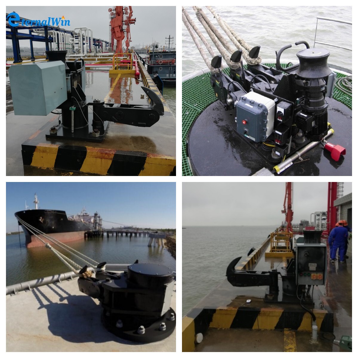 20-400 Ton Load Capacity Marine 100mm Hook Opening Mooring Hook with BV/RMRS Certificate