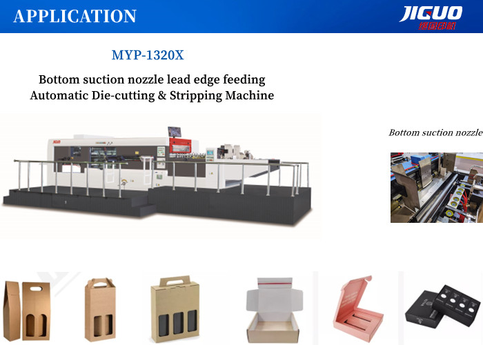 Corrugated Cardboard Paper Die Cutting Machine Pneumatic Stripping