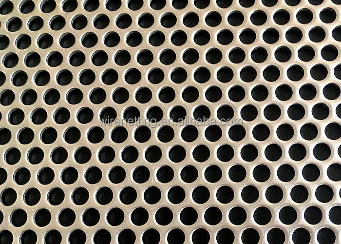 Industry Puncing Plate Round Small Hole 0.5mm Perforated Sheet Metal Panels with Corrosion Resistance and Small Round Holes