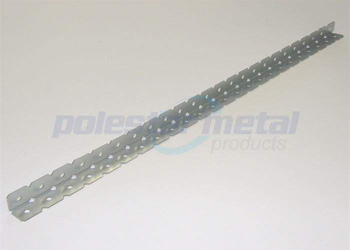 Zinc Plated Steel Construction Hardware Stripping Steel Angle Brackets