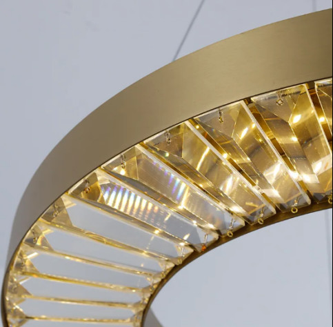Adjustable Modern Circular Ring Custom Chandelier Dia 50cm / 19.7inch