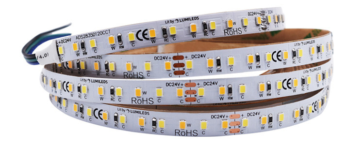 CCT Tunable Adjustable Led Strip Light WW CW Led Streifen Farbwechsel Dmmbar