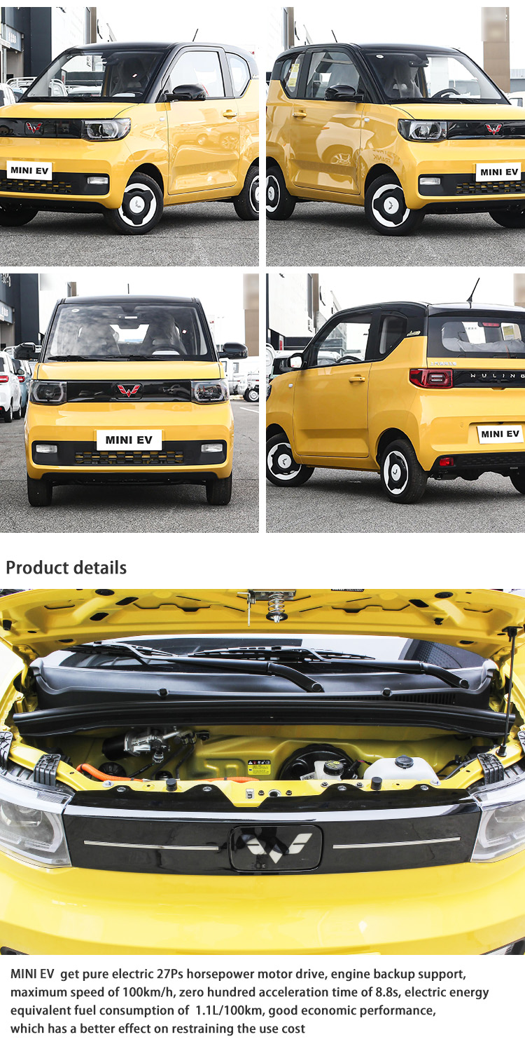 China Cheap New Energy Vehicles Used Wuling Mini Ev Electric Car