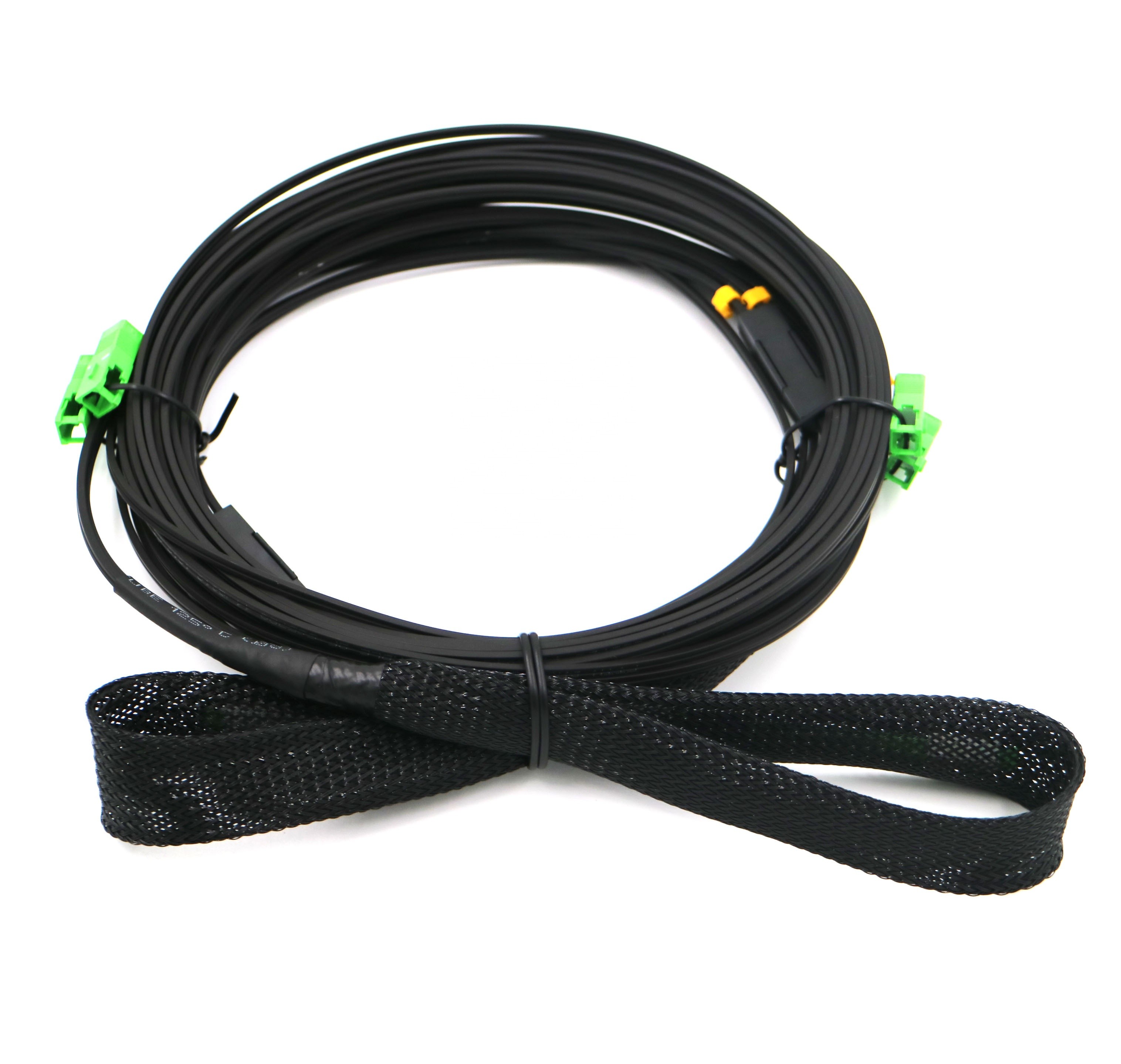 SC APC To SC APC G657A1 LSZH Sheath FTTH Flat Drop Patch Cord