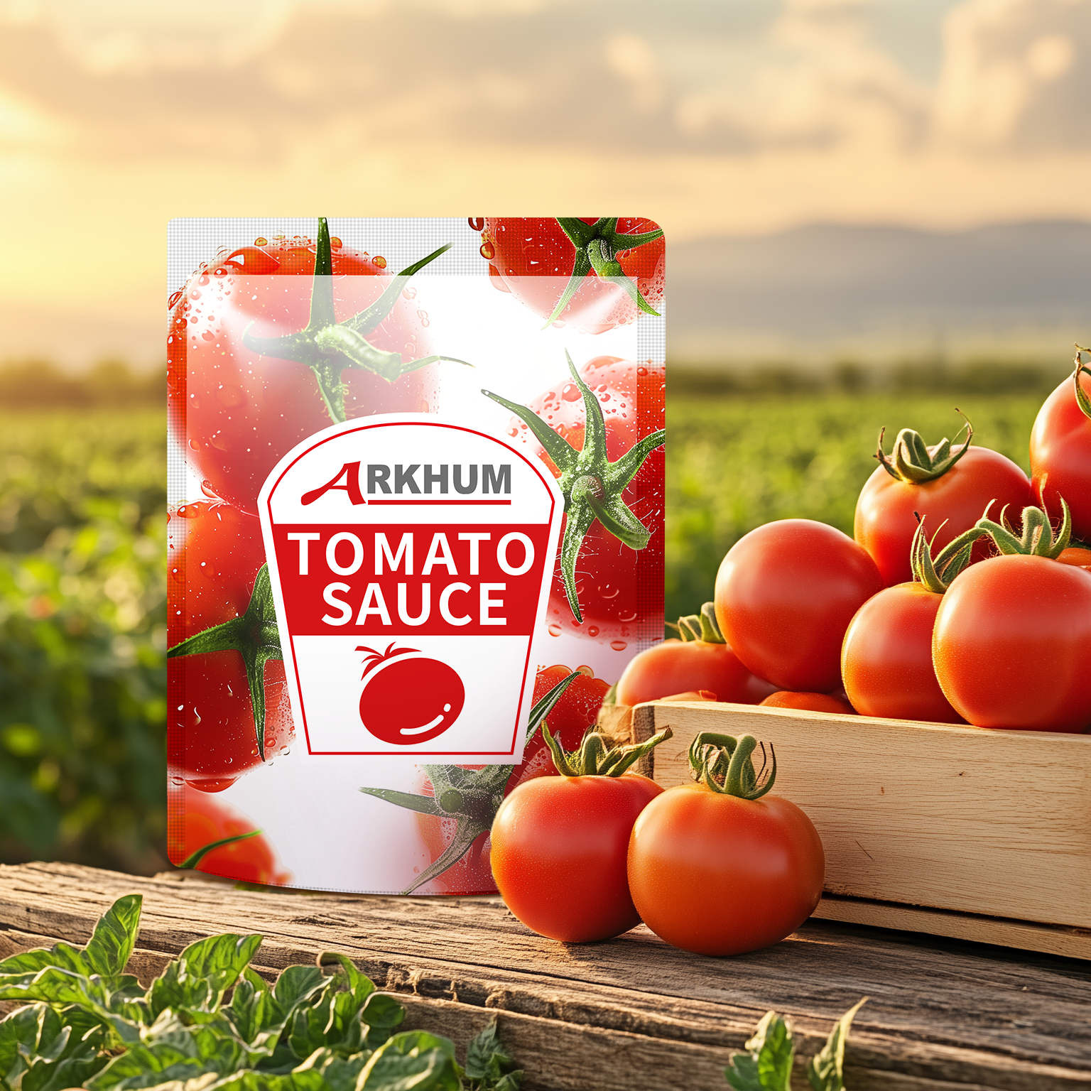 70g Tomato Paste Pizza Sauce Organic Tomato Paste Sodium 2975mg / 100g