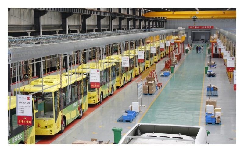 10.5m EV Bus Electric Transit Bus With 30 Passenger Seats For City Transportation