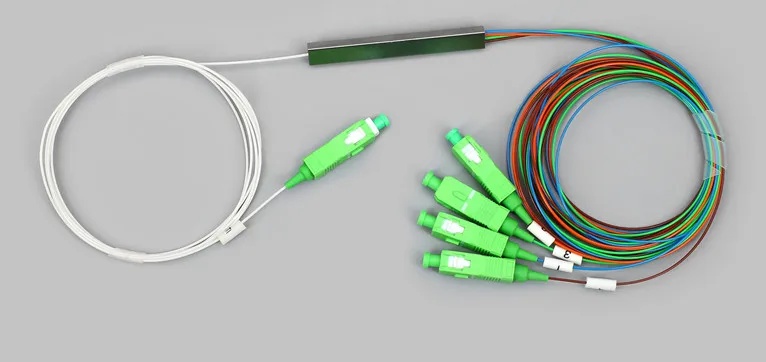 Operating Wavelength 2 Conductor PLC Fiber Splitter with FC/SC/LC/ST Connector