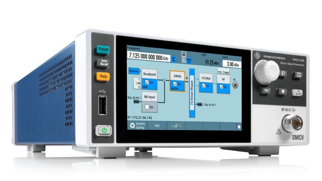R&S®SMCV100B vector signal generator 4 kHz up to 7.125 GHz