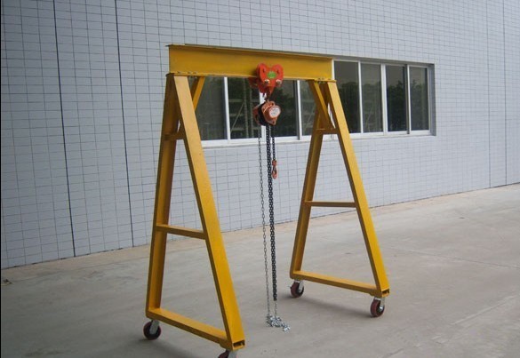 Buy cheap Multifunctional Single Girder 2T Gantry Crane Portable Mobile Small product