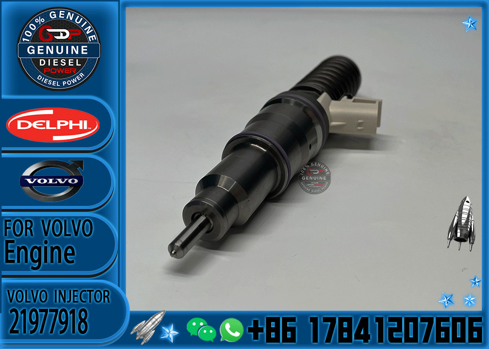Original Diesel Fuel Injector 21977918 BEBE4P02001 BEBE4P03001 22254576 E3.27 for Volvo Injector MD13 EURO 6