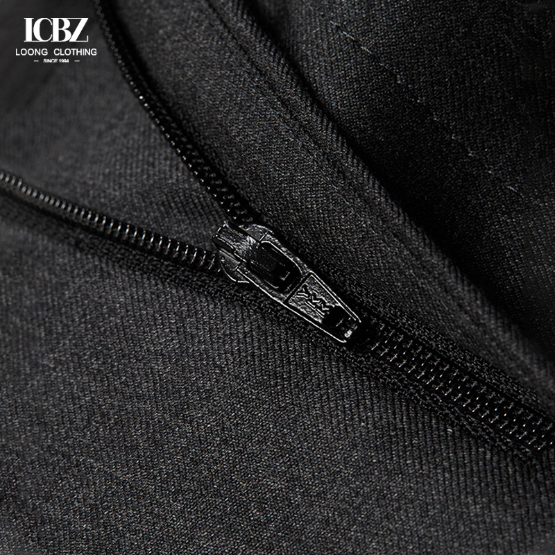 Custom Made Italian Wool Blend Fabric Men's Business Suit Pants for a Polished Look