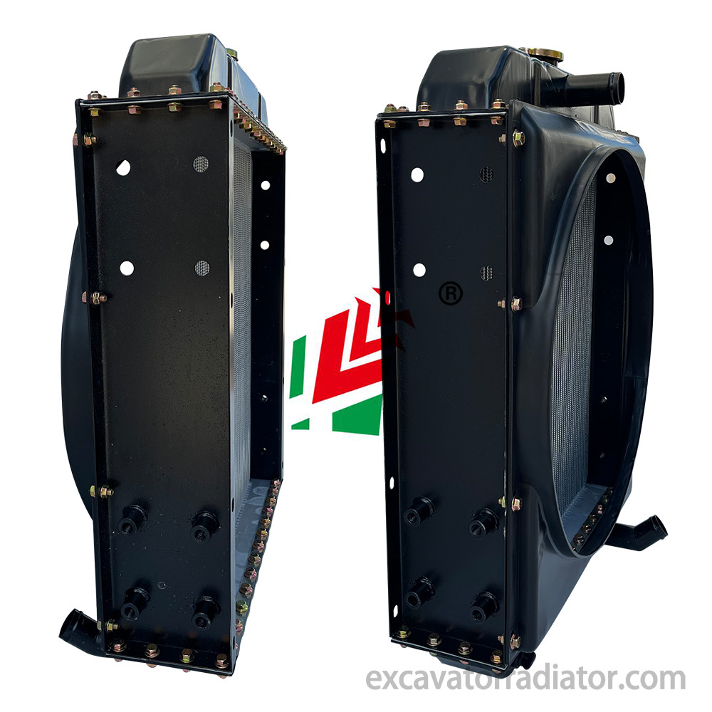 Weichai K4105ZD Upper Center Bend Lower Left Straight D Lower 45 Port Engineering Machinery Radiator Accessories