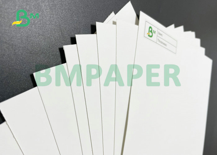 Fully Recyclable 270gsm 325gsm White Bleach Board For Food Packaging 