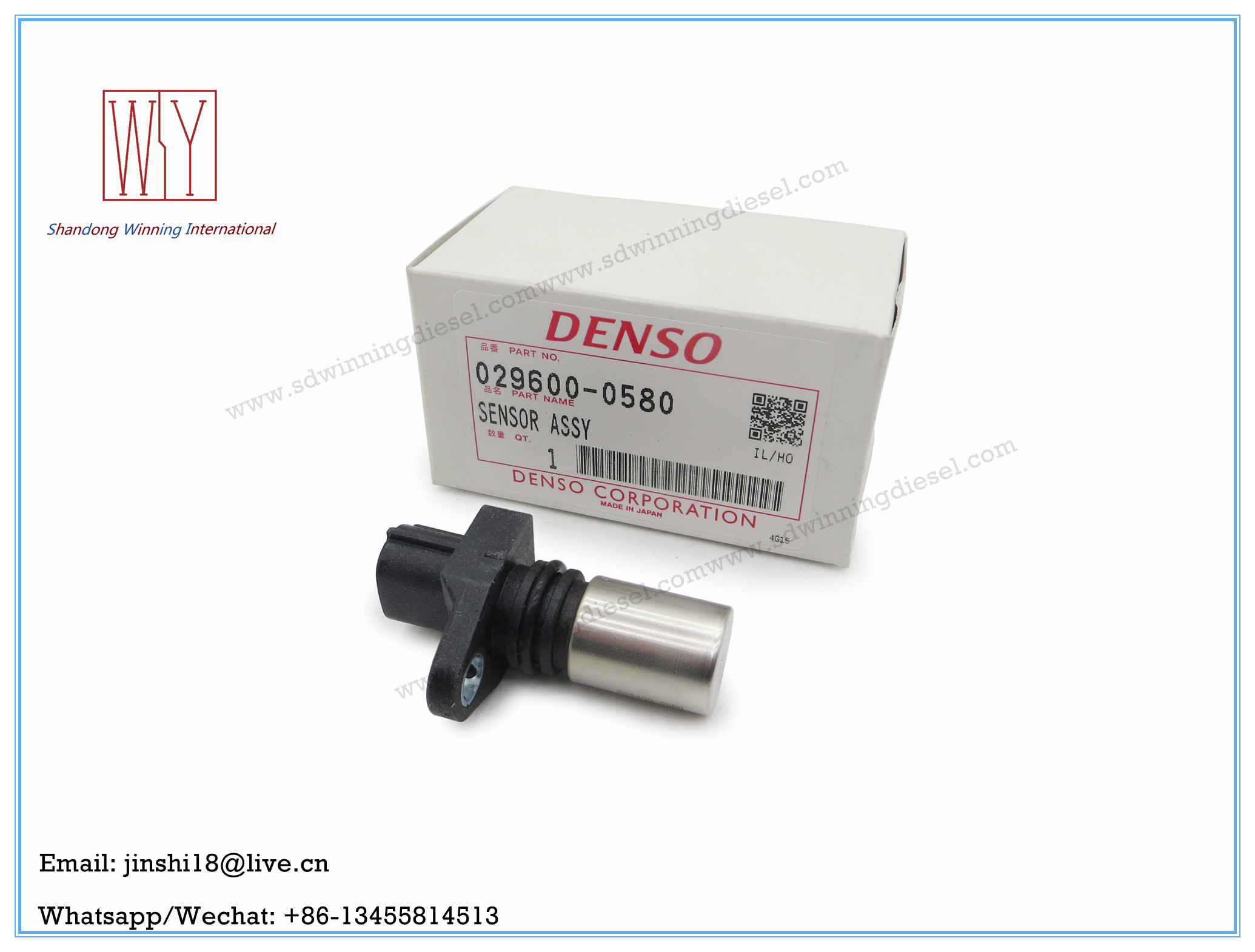DENSO 100% GENUINE ORIGINAL AND BRAND NEW CRANKSHAFT POSITION SENSOR 029600-0580 029600 0580 0296000580