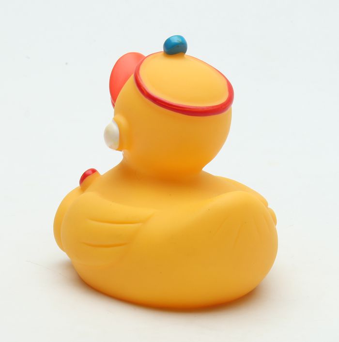 Non toxic Safe strong Vinyl dog squeaky toys pet duck toy