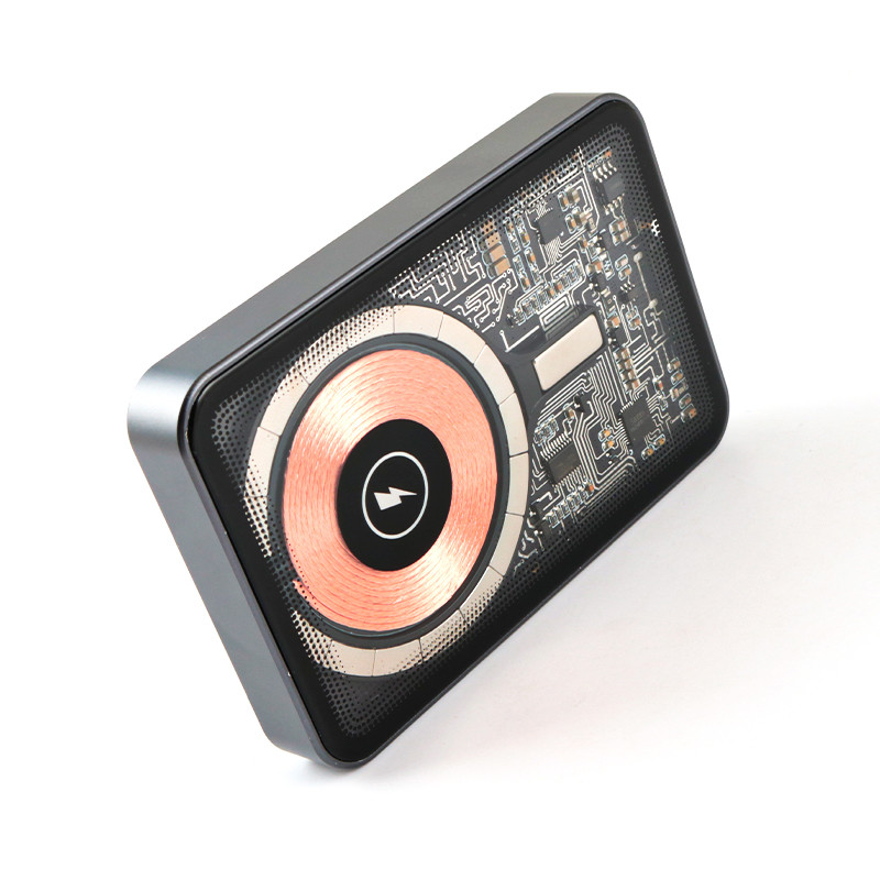 Transparent Surface Magnetic Suction Style Fast Wireless Charger 15w 20w