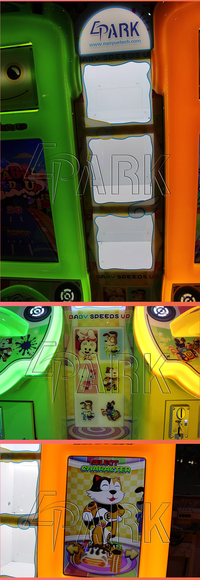 Crazy Speed Two Players Racing Game Machine With LCD Screen In Department Stores