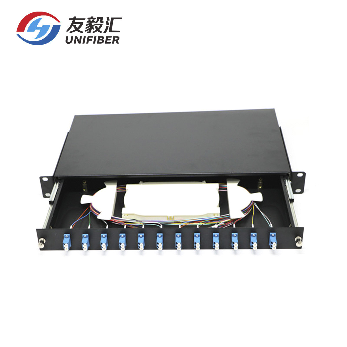 Single Mode Duplex 1U 12/24 Port LC Fiber Patch Panel