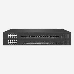 Buy cheap Gigabit Unmanaged Ethernet Switch Rack Mounted Internal Power Supply With 8 RJ45 And 16 SFP product