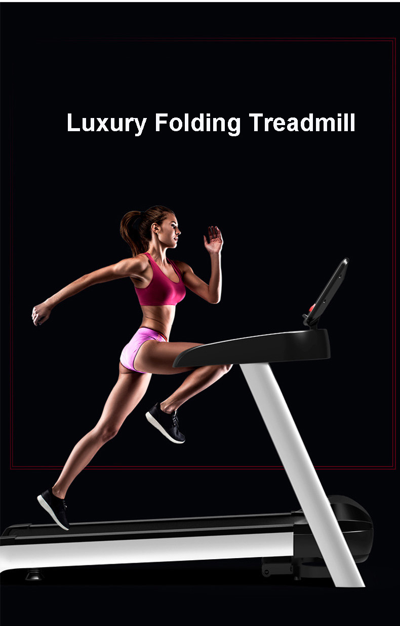 Home Use Anti Slip Foldable Mini Treadmill 1.0 - 12km/h