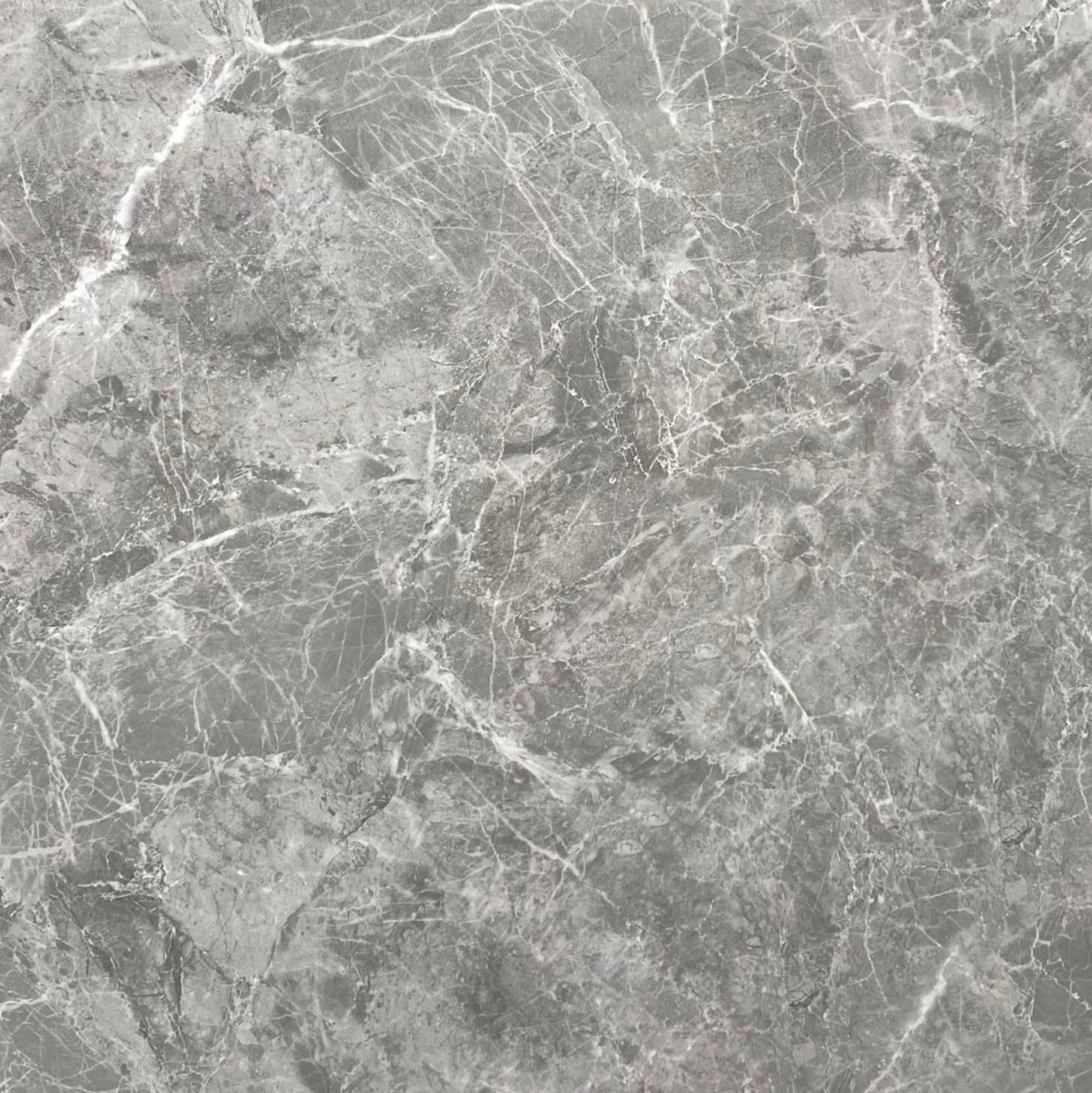 Glazed Glossy Gray Polished Porcelain Tiles 60x60cm Kitchen Subway Floor Wall Inside Carrara Ceramic Tiles
