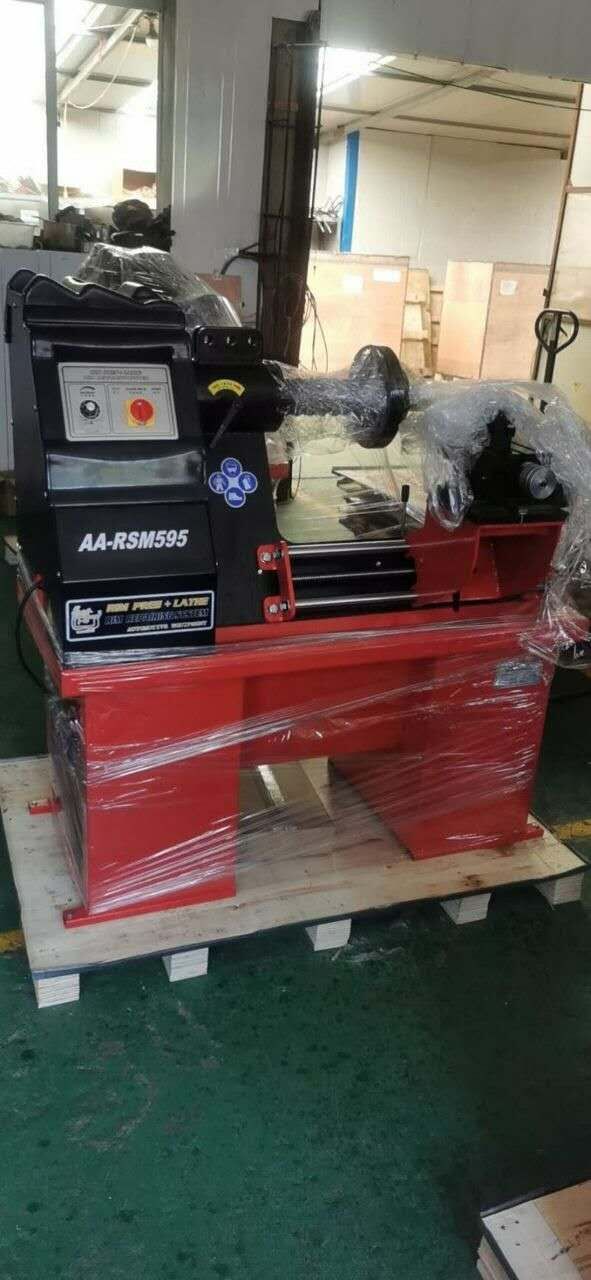 26" Full Automatic Rim Straightening Machine With Lathe Repair Rim Processing Machine