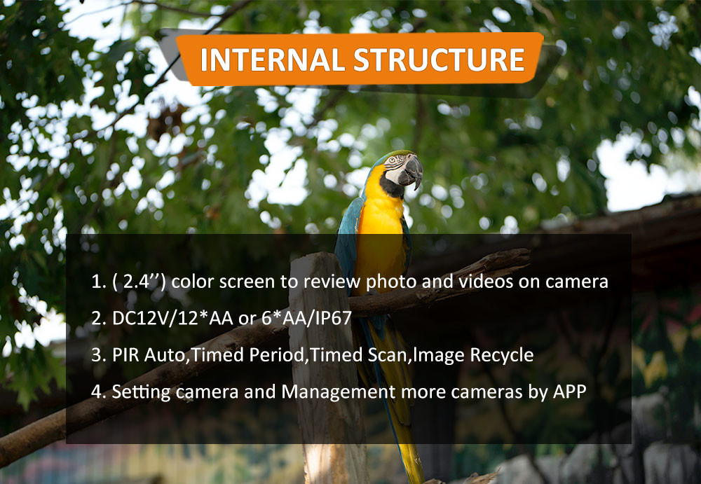100% Wireless 4G Trail Camera With Free Android And IOS APP Control
