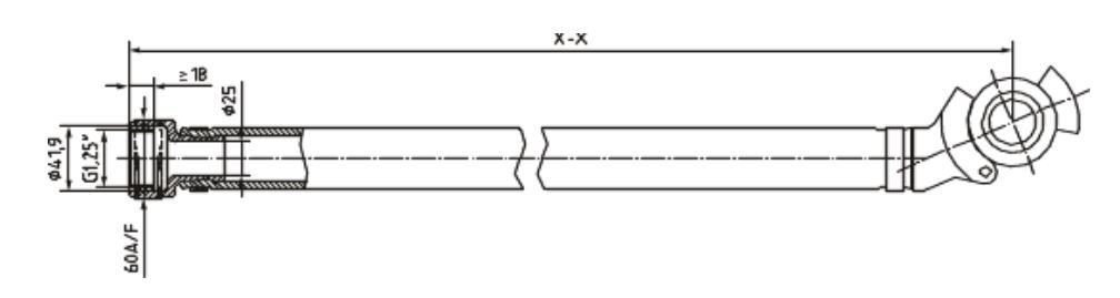 UIC Standard Railway Braking System Air Hose EN15807 Malleable Iron